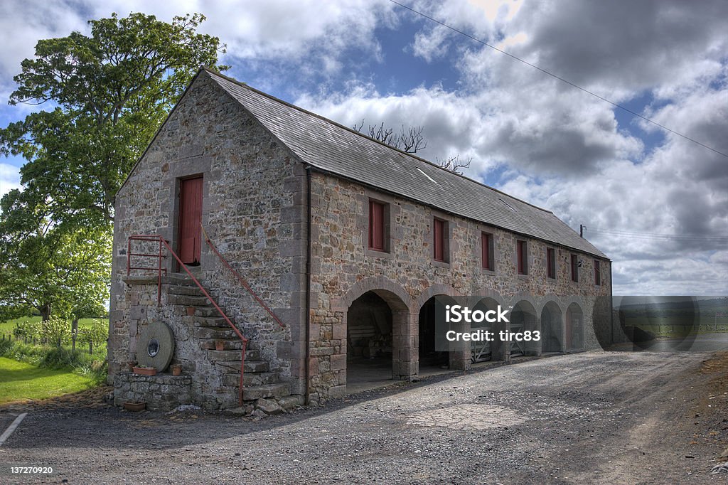 Pedra Casa de Quinta Northumberland - Royalty-free Exterior de edifício Foto de stock