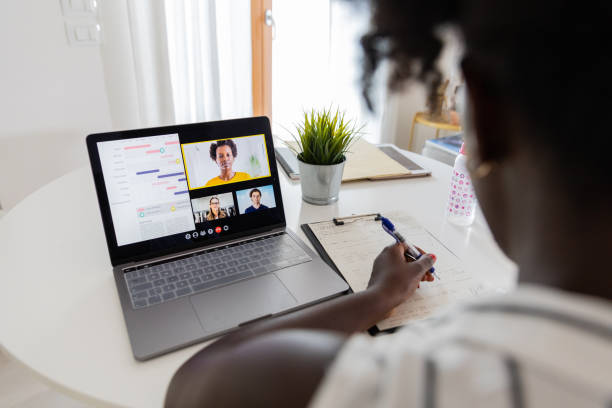 istock Business woman working at home 1372715791