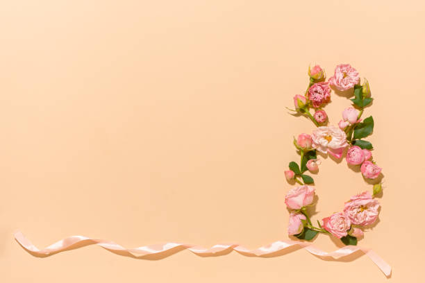 istock International Women's Day. Flower composition 8. 1372716390