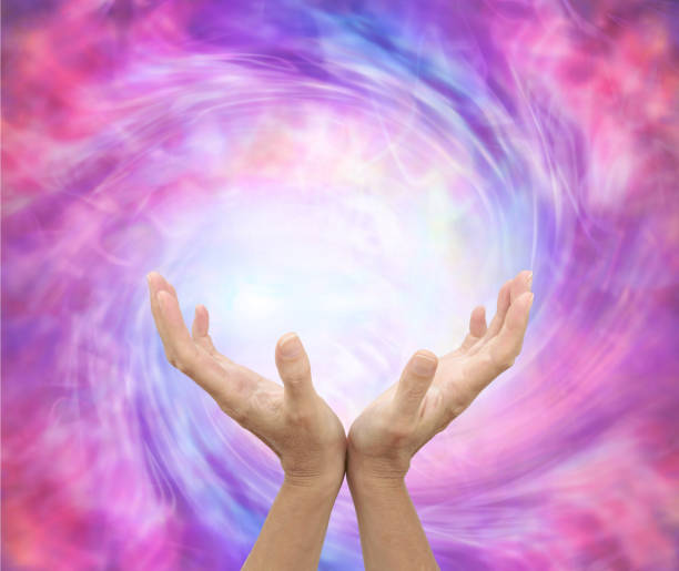 istock Healer sensing awesome vortexing energy field 1372730105