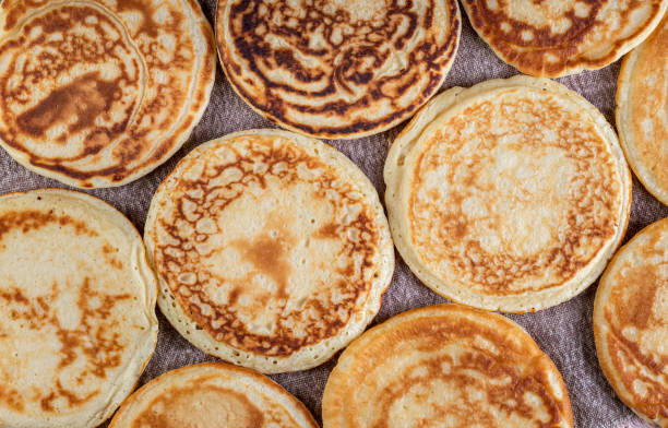 istock Arepas made of corn dough. Top view 1372730878