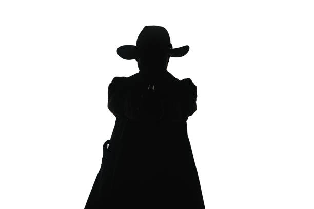 istock Cool modern silhouette gangster 1372733039