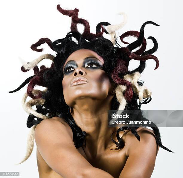 Medusa Stock Photo - Download Image Now - Medusa, One Woman Only, Women