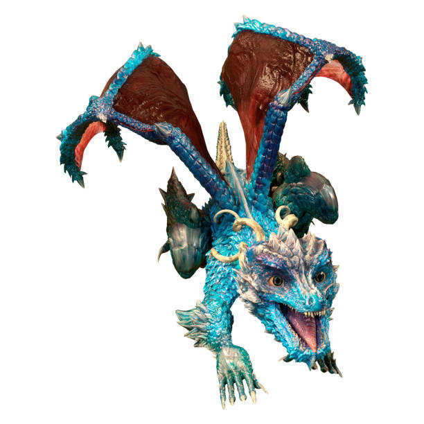 istock 3D Rendering Fairy Tale Dragon on White 1372741383
