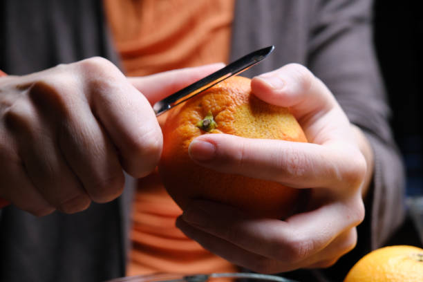 istock Preparing homemade marmalade with oranges and apples 1372741734