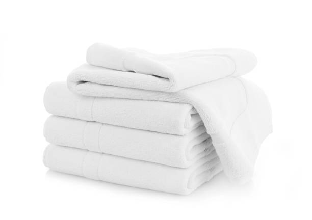 istock Fresh cotton towels 1372741915