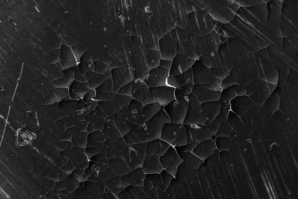 istock rough white concrete surface background. old plaster. cracks on the wall 1372749854