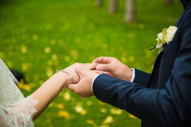 istock wedding day. wedding concept. bride and groom, wedding ceremony 1372752456