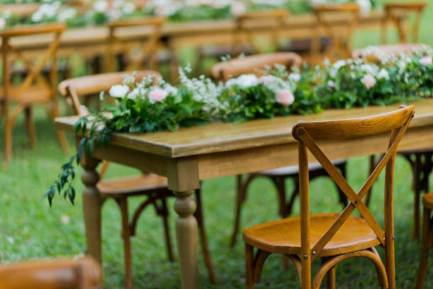 istock wedding chair decoration, event chair 1372755283
