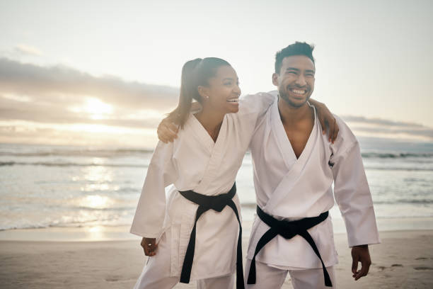 They're a kickass karate couple