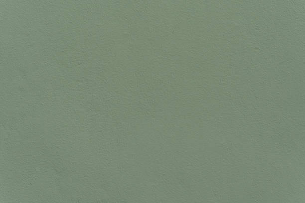 istock Finely plastered and green painted house wall 1372762793