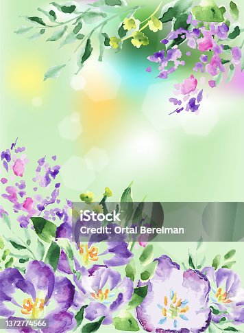 istock TUlips floral arrangement abstract blurred background 1372774566