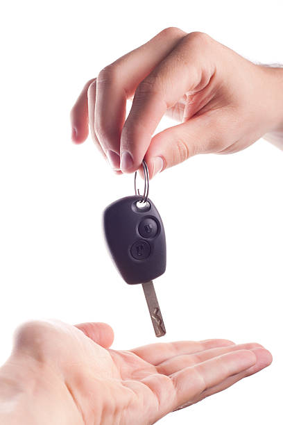istock Handing over a car key 137278337