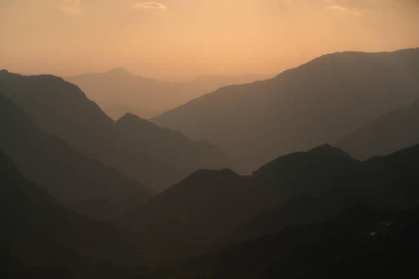 istock Sunset on Hoang Lien Son mountain range 1372784914