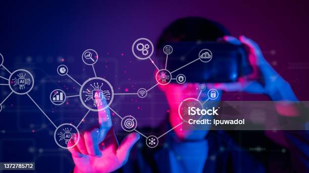 The Internet Of Things Is A Concept Based On Digital Transformation Technologies Technology For Big Data And A Digital Business Strategy Stock Photo - Download Image Now