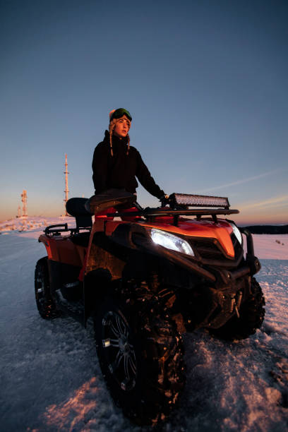 istock Girl on quad bike 1372791401