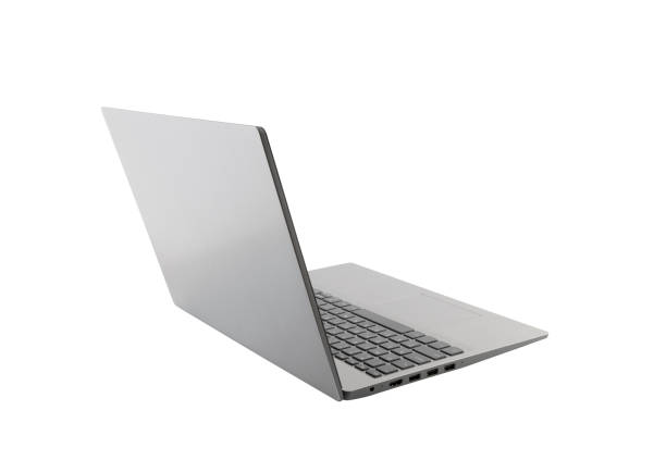 istock Laptop isolated on white background with clipping path 1372792628
