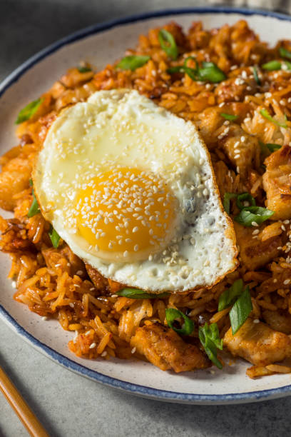 istock Homemade Pork Belly Kimchi Fried Rice 1372804222