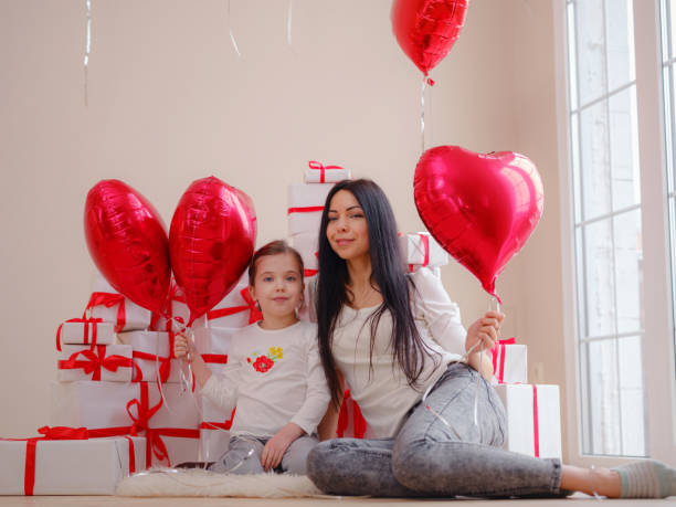 istock Loving mom hug little daughter express love 1372805809