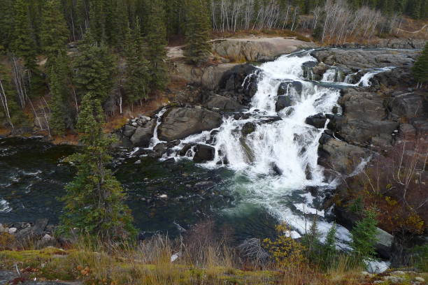 istock Hidden Lake and
Cameron River Falls Hiking Trail 1372806004