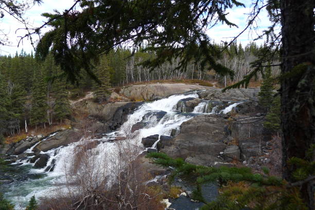 istock Hidden Lake and
Cameron River Falls Hiking Trail 1372806079