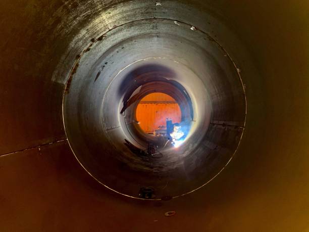Truck tank barrel welding process