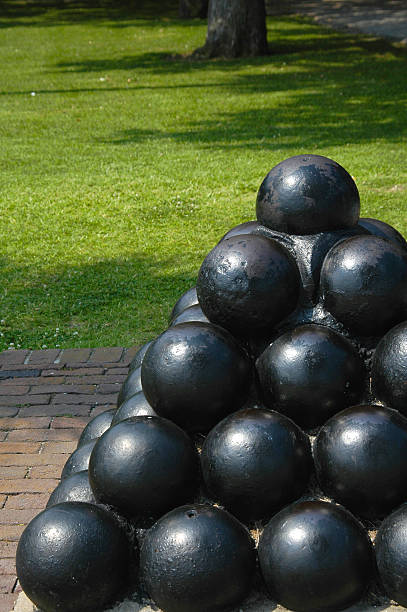istock Civil war cannon balls 137280870
