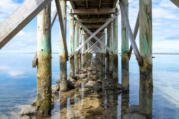 istock Pier over bay of water 1372819130