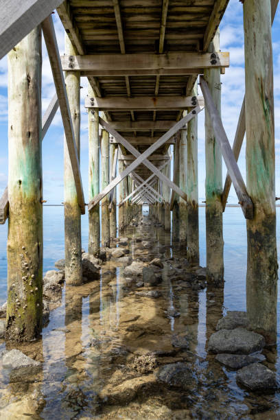 istock Pier over bay of water 1372819131