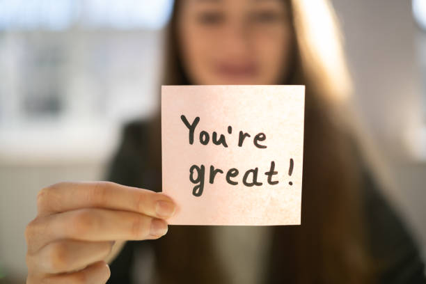 istock Compliment And Praise Message Sign 1372831661
