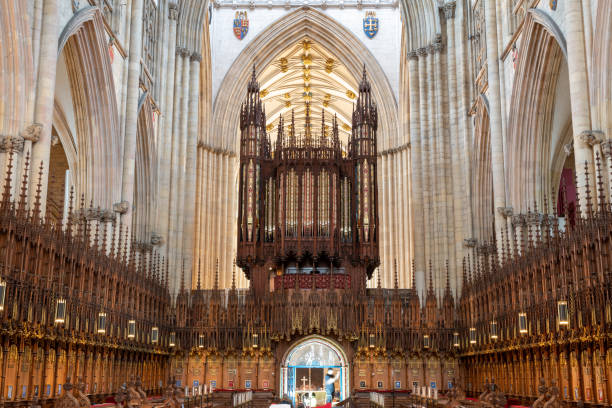 york minster - york england england minster middle ages imagens e fotografias de stock