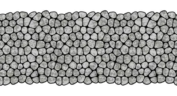 Vector illustration of seamless  stone  textured  pattern