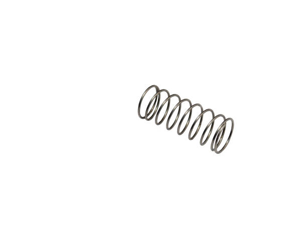 istock Metal spring on a white background. Mechanism element. 1372841997