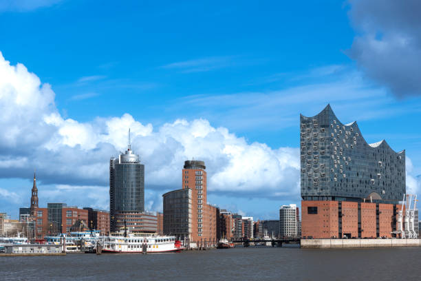 istock Skyline of Hamburg with Elbphilharmonie, Germany 1372842121