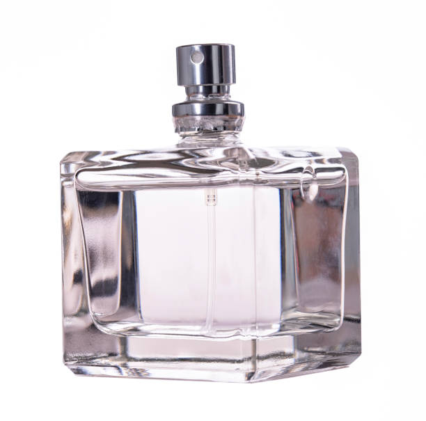 istock Glass spray bottle for spraying perfume. 1372844577