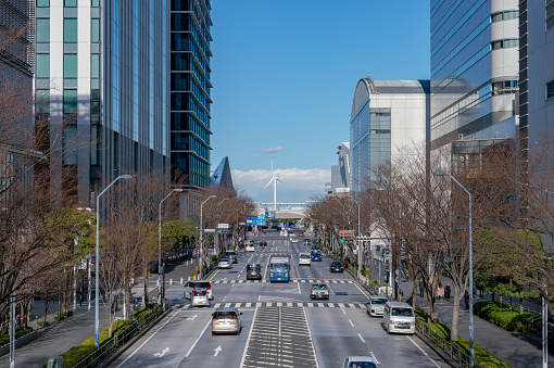 Urban landscape, Nishi-ku, Yokohama City, Kanagawa Prefecture