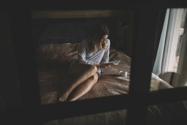 istock Enjoy relaxing weekend in bed 1372860810