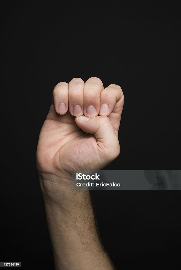Рука д�елает Знак язык Буква E - Стоковые фото Алфавит роялти-фри