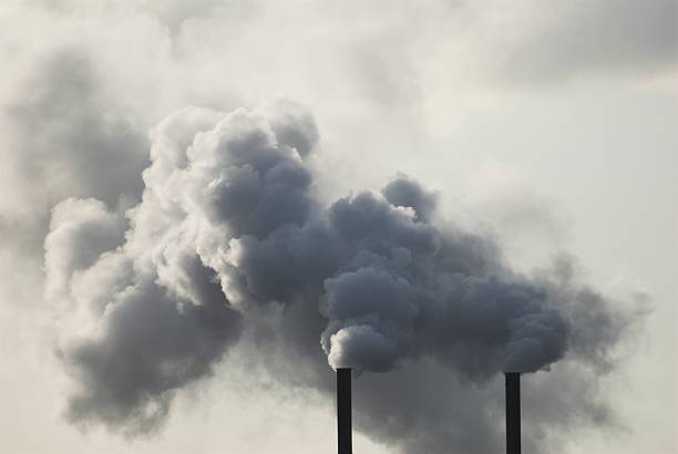 istock A thick smoke from a factory polluting the skies 137287111