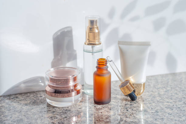 istock Set of cosmetic containers 1372871834