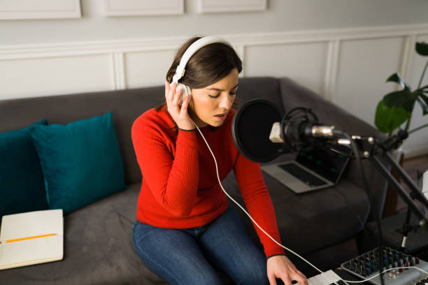 istock Female composer making new music 1372879311