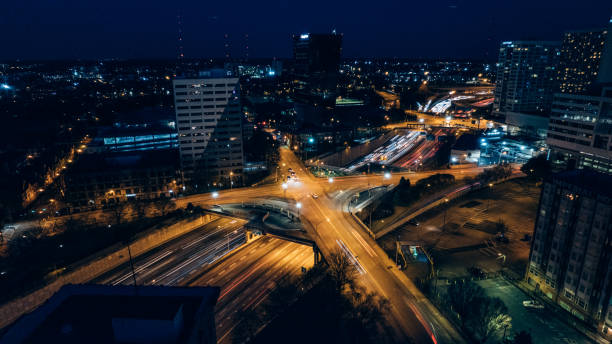 istock highways intersecting the city are busy at rush hour 1372884112