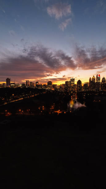 istock vibrant Atlanta skyline at sunset 1372884122