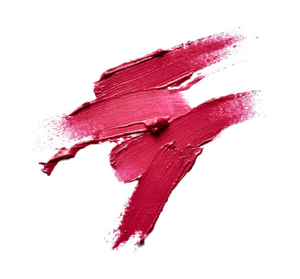 istock Collection of various Smears lipstick on white background 1372887760