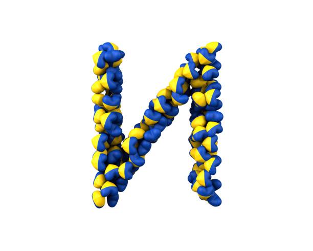 istock Ukraine Heart Themed Font Letter 1372888466