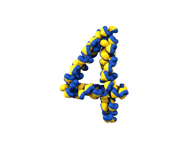 Ukraine Heart Themed Font Number 4