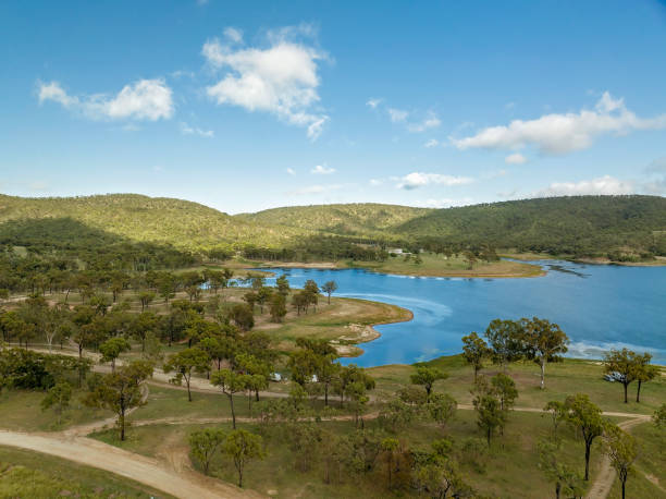 istock Holidaymakers free camping at Eungella Dam 1372895399