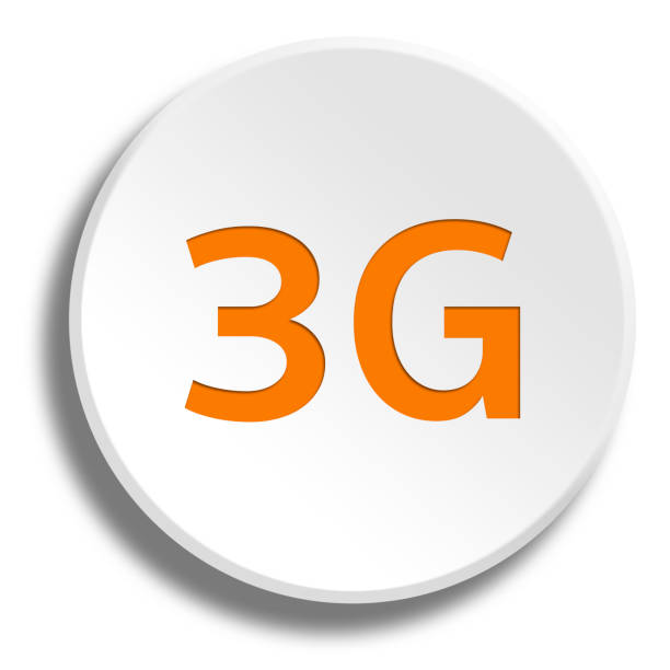 illustrations, cliparts, dessins animés et icônes de orange 3g en bouton rond blanc avec ombre - 3g