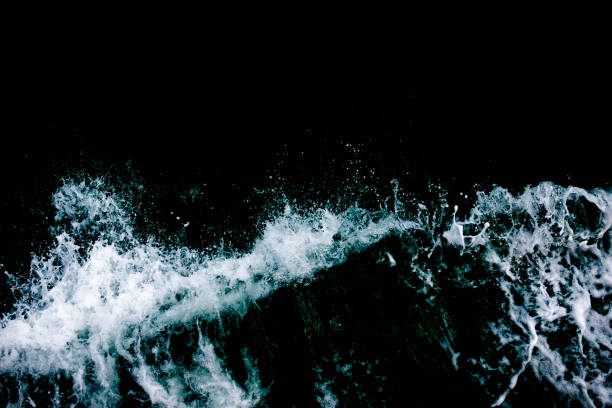 istock Top view of the ocean waves 1372900934
