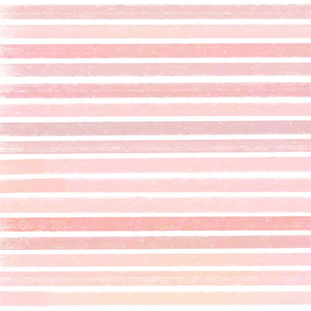 Vector illustration of Hand Drawn Watercolor Pink Lines Pattern. Pink Stripes Background. Summer Concept, Design Element.